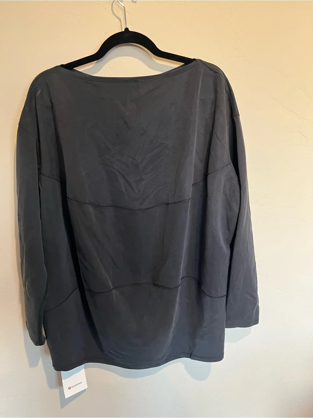 NWT lululemon Back in Action Long Sleeve Black Size 12
